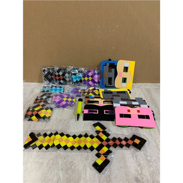Minecraft Inflatable Swords And Masks
