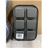 Image 6 : Lot of 2 -1 Square Brownie Pac 6 Cavity and 1 Large  3D CupCake Pan