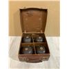Image 1 : Vintage Lawn Bowling Set w/ Carry Case - Complete Kit