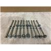Image 1 : Lot of 20 4 Inch Hex Bolts etc