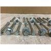 Image 2 : Lot of 20 4 Inch Hex Bolts etc