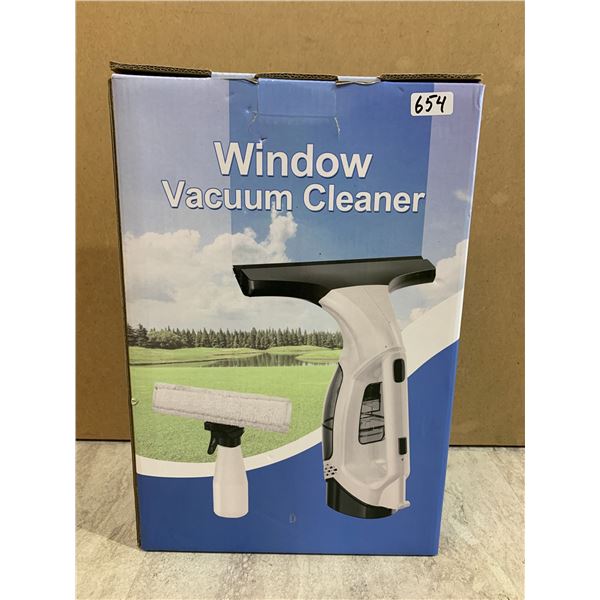 Cordless Window Vacuum Cleaner Electric With 2 Squeegees for Tiles Mirrors And Car Windshields