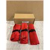 Image 1 : Microfiber Golf Towels 3 Pack Red Colour