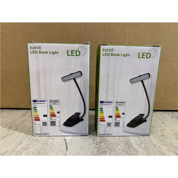 Lot of 2 Karidi LED Book Lights