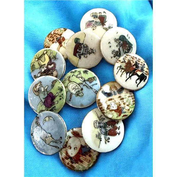 A SMALL SELCTION OF DIVISION 3 CERAMIC BUTTONS