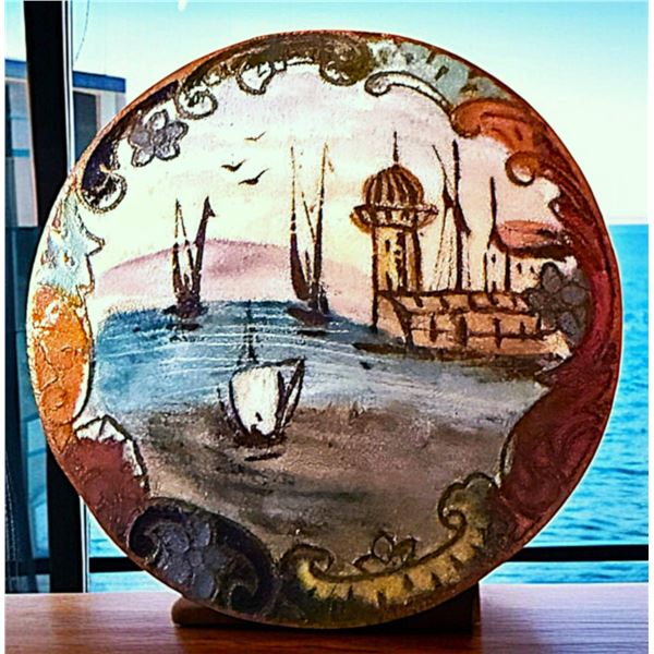 A DIVISION ONE TWO TECHNIQUE ENAMEL BUTTON