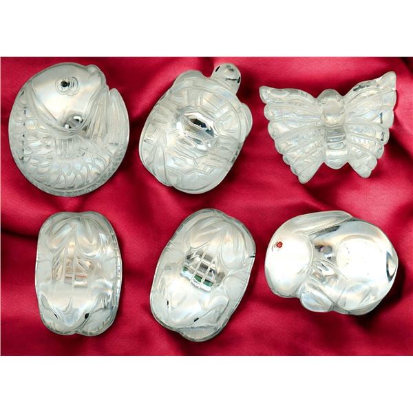 A SMALL CARD OF DIVISION THREE PICTORIAL BUTTONS