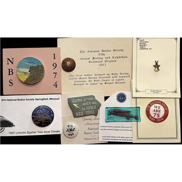 A SELECTION OF DIVISION THREE NBS FAVOR BUTTONS
