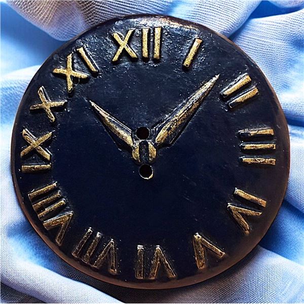 A SCARCE DIVISION THREE PICTORIAL WOOD BUTTON