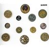 Image 1 : A PARTIAL CARD OF DIVISION ONE BIRD BUTTONS
