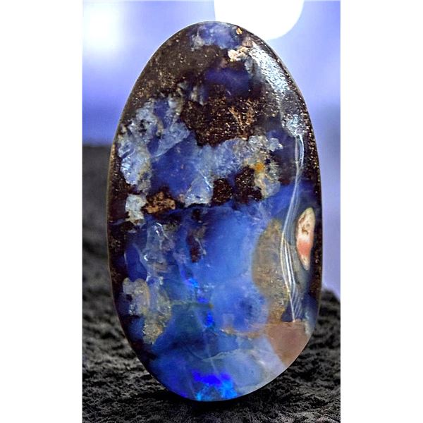 A DIVISION THREE  INCREDIBLE GEMSTONE BUTTON