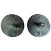 Image 5 : A VERY RARE PAIR OF USAGE/UNIFORM BUTTONS