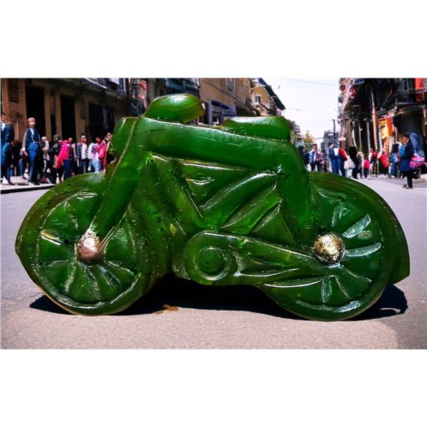 A VERY RARE DIVISION THREE CHUNKY BAKELITE BUTTON