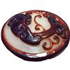 Image 2 : A DIVISION THREE CARVED GLASS BUTTON