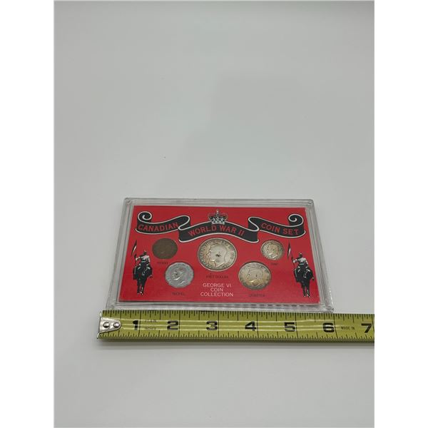 Canada WWII George VI Coin Set