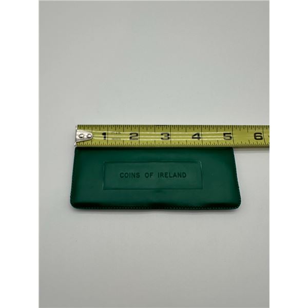 Vintage Ireland Coin Set in Green Wallet