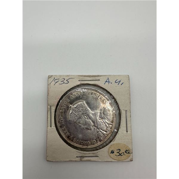 1935 Canada Silver Dollar (Voyageur)