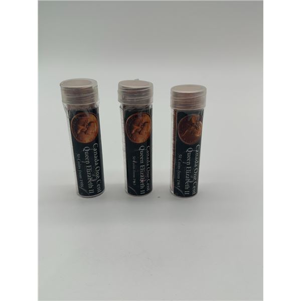 Canada 1 Cent Rolls (1958, 1963, 1965)