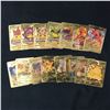 Image 1 : LOT OF GOLD POKEMON TCG TRADING CARDS