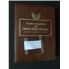 Image 1 : BOOK OF GOLDEN REPLICAS OF UNITED STATES STAMPS - 75 FIRST DAY STAMPS