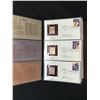 Image 2 : BOOK OF GOLDEN REPLICAS OF UNITED STATES STAMPS - 75 FIRST DAY STAMPS