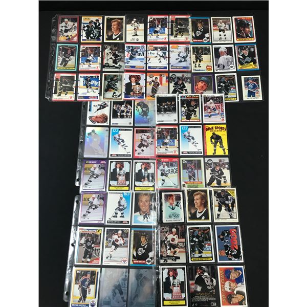 SEVERAL SLEEVES OF WAYNE GRETZKY TRADING CARDS