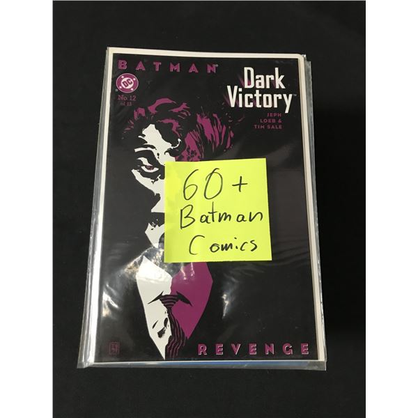 LOT OF 60  BATMAN COMICS - DC COMICS