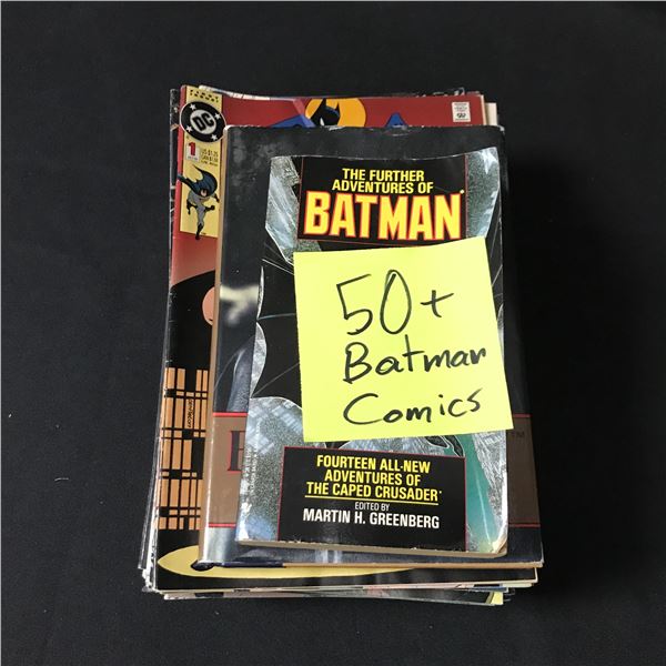 LOT OF 5O+ BATMAN COMICS - DC COMICS