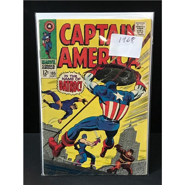 CAPTAIN AMERICA #105 (1968) - MARVEL COMICS