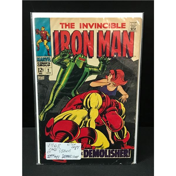 THE INVINCIBLE IRON MAN #2 (1968) 1ST DEMOLISHER - MARVEL COMICS