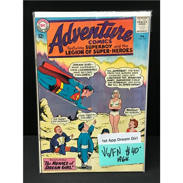 ADVENTURE COMICS #40 (1964) 1ST APP DREAM GIRL - DC COMICS