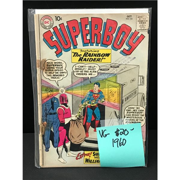 SUPERBOY #84 (1960) - DC COMICS