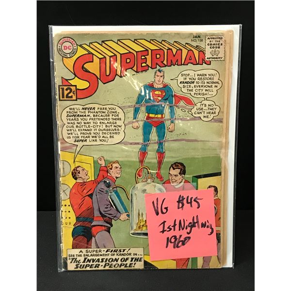 SUPERMAN #158 1ST NIGHTWING (1960) - DC COMICS