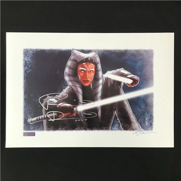 ROSARIO DAWSON SIGNED AHKSOKA SIGNED 8X10 - CELEBRITY COA