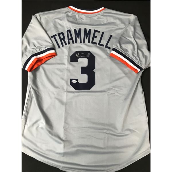 ALAN TRAMWELL SIGNED BASEBALL JERSEY - BECKETT COA