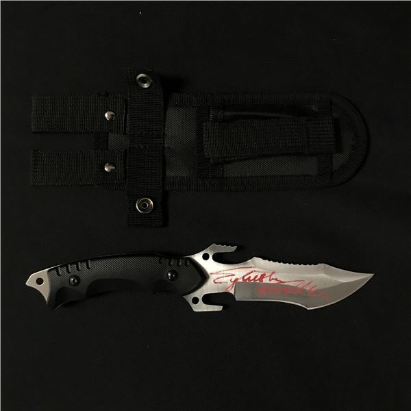 SYLVESTER STALLONE SIGNED EXPENDABLES KNIFE - KB COA