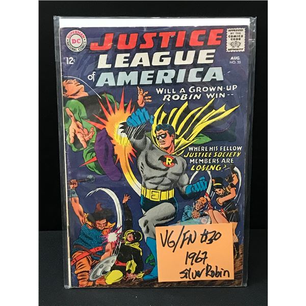 JUSTICE LEAGUE OF AMERICA #55 (1967) - DC COMICS