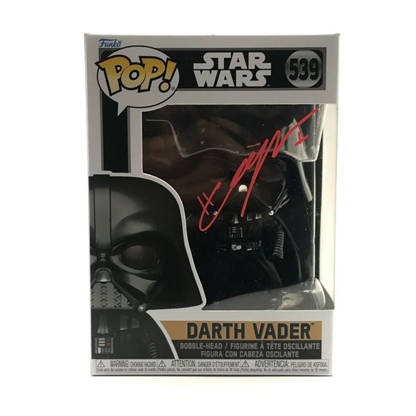 HAYDEN CHRISTENSEN SIGNED DARTH VADER FUNKO POP - WWOC COA