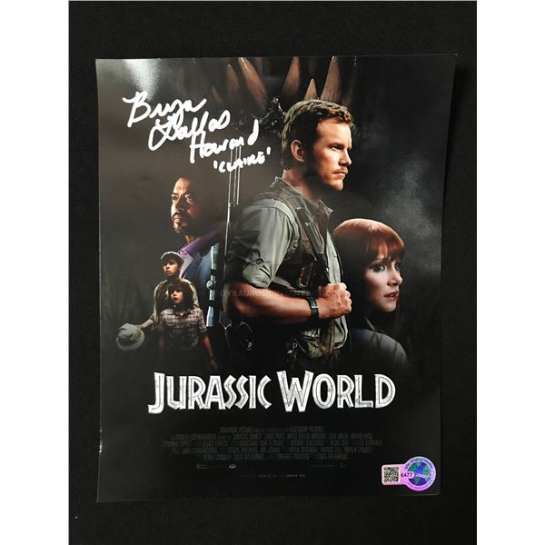 BRYCE DALLAS HOWARD SIGNED JURASSIC PARK 8X10 - WWOC COA