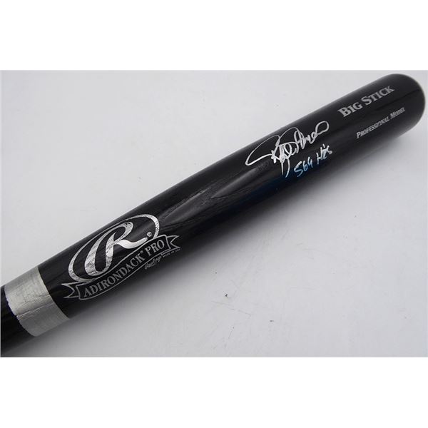 Rafael Palmeiro Autographed Rawlings Adirondack Bat JSA COA