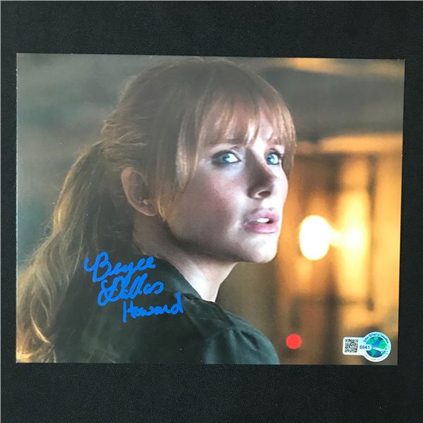BRYCE DALLAS HOWARD SIGNED 8X10 - WWOC COA