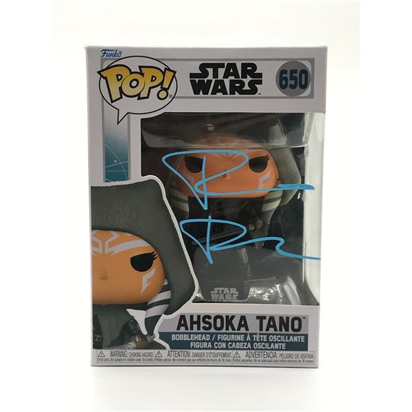 ROSARIO DAWSON SIGNE AHSOKA STAR WARS FUNKO POP - KB COA