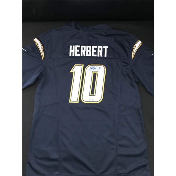 JUSTIN HERBERT SIGNED LOS ANGELES CHARGERS CUSTOM JERSEY - ACE COA