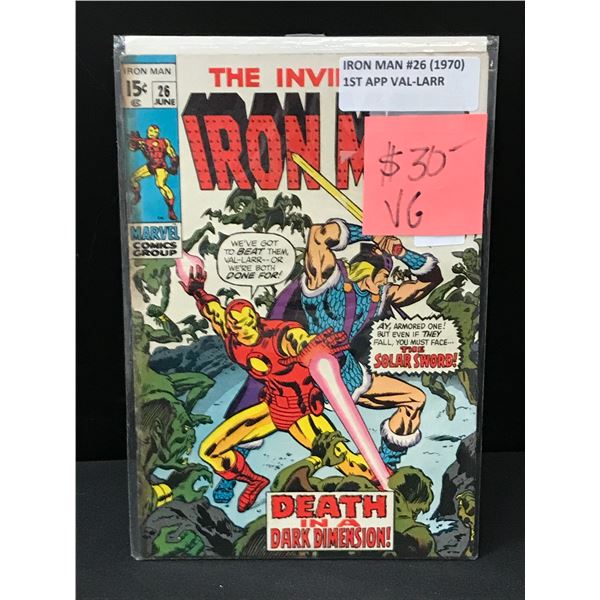 IRON MAN #26 (1970) 1ST APP VAL-LARR - MARVEL COMICS