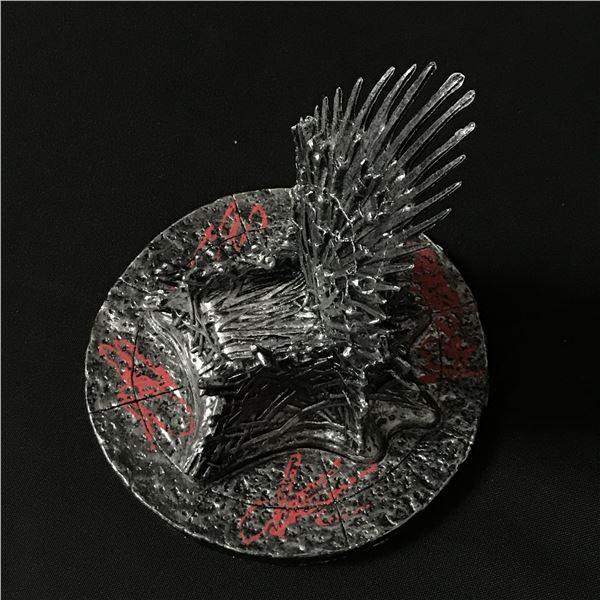 GAME OF THRONES MULTI SIGNED THRONE INCLUDING DINKLAGE AND CLARKE - KB COA