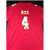 Image 1 : RASHEE RICE SIGNED CUSTOM JERSEY - ELITE SPORTS COA