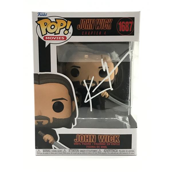 KEANU REEVES SIGNED JOHN WICK FUNKO POP - KB COA