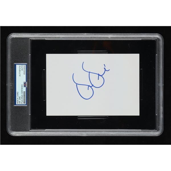 DR. DRE SIGNED INDEX CARD - PSA ENCASED