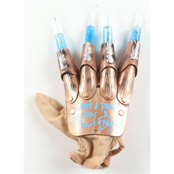 ROBERT ENGLUND SIGNED AND INSCRIBED FREDDY GLOVE - BECKETT COA