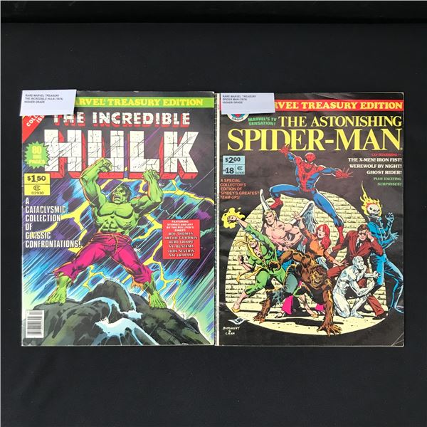 LOT OF 2 MARVEL TREASURY COMICS - 1974